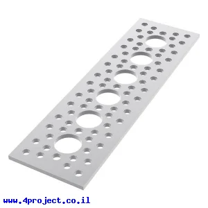 לוח שטוח 1.50" על 5.25" - 6 חורים