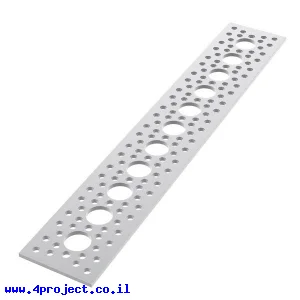 לוח שטוח 1.50" על 9.00" - 11 חורים