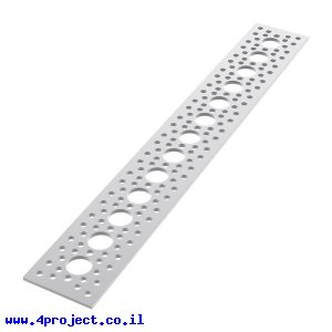 לוח שטוח 1.50" על 10.5" - 13 חורים