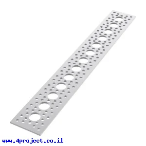 לוח שטוח 1.50" על 10.5" - 13 חורים