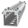לוח שטוח 1.50" על 12.0" - 15 חורים