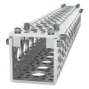 לוח שטוח 1.50" על 12.0" - 15 חורים