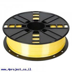 פלסטיק למדפסת תלת-מימד - צהוב - BioSilk 1.75mm