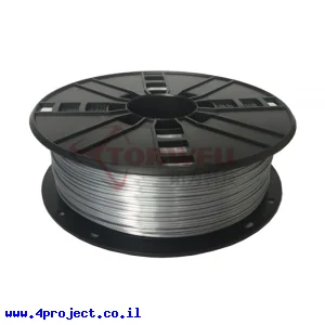 פלסטיק למדפסת תלת-מימד - כסף - BioSilk 3.0mm