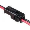 מחבר JST-SM 2-pin עם חוטים AWG22