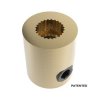 מצמד קשיח למנוע סרוו ציר C1 - ציר 1/4" (6.35 מ"מ)