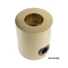 מצמד קשיח למנוע סרוו ציר C1 - ציר 1/4" (6.35 מ"מ)