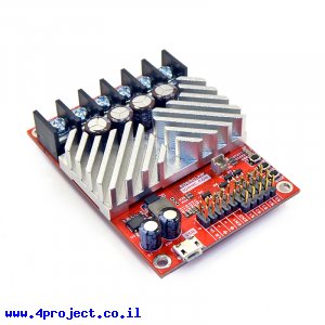 בקר מנוע DC RoboClaw 2x15A, גרסה V5B
