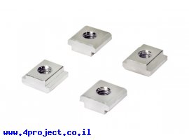 תמונה של מוצר חיבור X-Rail - קצר - חבילה של 4 - אלומיניום