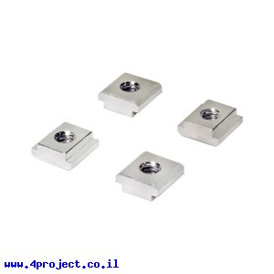 חיבור X-Rail - קצר - חבילה של 4 - אלומיניום