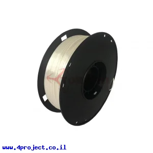 פלסטיק למדפסת תלת-מימד - לבן - BioSilk 1.75mm - לפי מטר