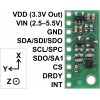 חיישן מגנט - מודול מצפן 3 צירים LIS3MDL