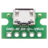 כרטיסון עם מחבר USB MicroB נקבה - Pololu