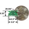 כרטיסון עם מחבר USB MicroB נקבה - Pololu