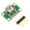 כרטיסון עם מחבר USB MiniB נקבה - Pololu