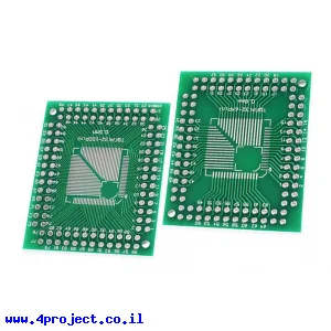 כרטיסון מתאם TQFP32-100/FQFP32-100 0.5/0.8mm