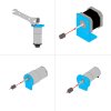 גלגל שיניים של Makeblock - פלסטיק 8T