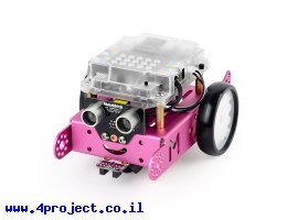 תמונה של מוצר קיט רובוטיקה למתחילים - mBot v1.1 ורוד - גרסת Bluetooth