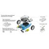 קיט רובוטיקה למתחילים - mBot v1.1 ורוד - גרסת Bluetooth