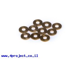 תמונה של מוצר דיסקית פליז 10x4x1 מ"מ - חבילה של 10 יחידות