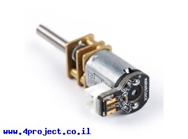 תמונה של מוצר מנוע מיקרו 210rpm @ 12V עם מחבר JST-PH