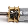מנוע מיקרו 390rpm @ 12V עם מחבר JST-PH