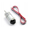 מנוע 25D מהירות 86rpm @ 9V עם מקודד אופטי
