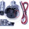 מנוע 25D מהירות 86rpm @ 9V עם מקודד אופטי