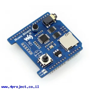 מגן Arduino - נגן/מקליט מוזיקה