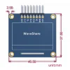 מסך OLED בגודל 1.3" צבע אחד - חיבור אנכי