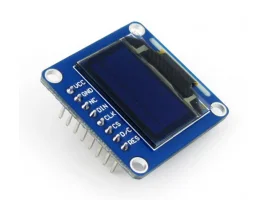 תמונה של מוצר מסך OLED בגודל 0.96" שני צבעים - חיבור אנכי