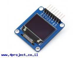 תמונה של מוצר מסך OLED RGB בגודל 0.95" - חיבור אופקי