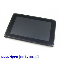 מסך מגע קיבולי LCD 7" 1024x600, מסגרת, ממשק RGB/LVDS