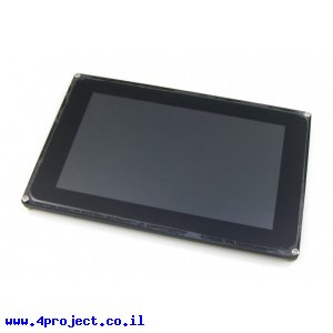 מסך מגע קיבולי LCD 7" 1024x600, מסגרת, ממשק RGB/LVDS