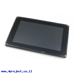 מסך מגע קיבולי LCD 7" 1024x600, מסגרת, ממשק RGB/LVDS