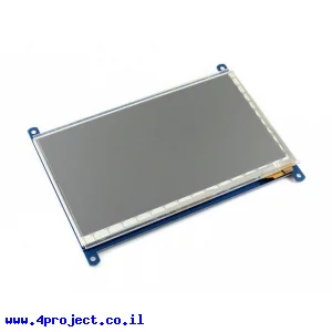 מסך מגע קיבולי LCD 7" 1024x600, ממשק RGB