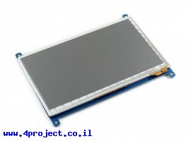 תמונה של מוצר מסך מגע קיבולי LCD 7" 800x480, ממשק RGB