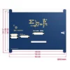 מסך מגע קיבולי LCD 7" 800x480, ממשק RGB
