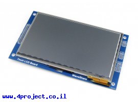 תמונה של מוצר מסך מגע קיבולי LCD 7" 800x480, ממשק 8080
