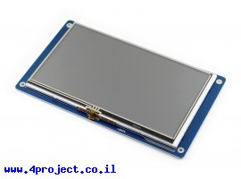 תמונה של מוצר מסך מגע LCD 7" 800x480, ממשק RGB, ממשק מגע אנלוגי