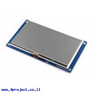 מסך מגע LCD 7" 800x480, ממשק RGB, ממשק מגע אנלוגי