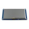 מסך מגע LCD 7" 800x480, ממשק RGB, ממשק מגע אנלוגי