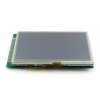 מסך מגע LCD 4.3" 480x272, ממשק RGB, ממשק מגע אנלוגי