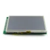 מסך מגע LCD 4.3" 480x272, ממשק RGB, ממשק מגע אנלוגי