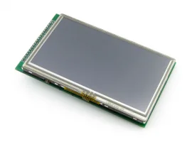 תמונה של מוצר מסך מגע LCD 4.3" 480x272, ממשק RGB, ממשק מגע SPI
