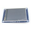 מסך מגע LCD 3.2" 320x240, ממשק 16bit, ממשק מגע SPI