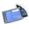 מסך מגע LCD 3.2" 320x240, ממשק 16bit, ממשק מגע SPI
