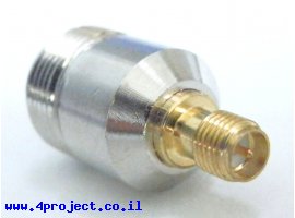 תמונה של מוצר מתאם N-Type נקבה ל-RP-SMA נקבה