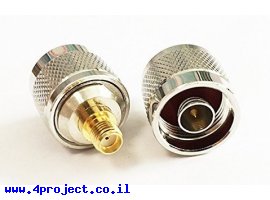 תמונה של מוצר מתאם N-Type זכר ל-SMA נקבה