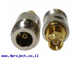 תמונה של מוצר מתאם N-Type נקבה ל-SMA זכר